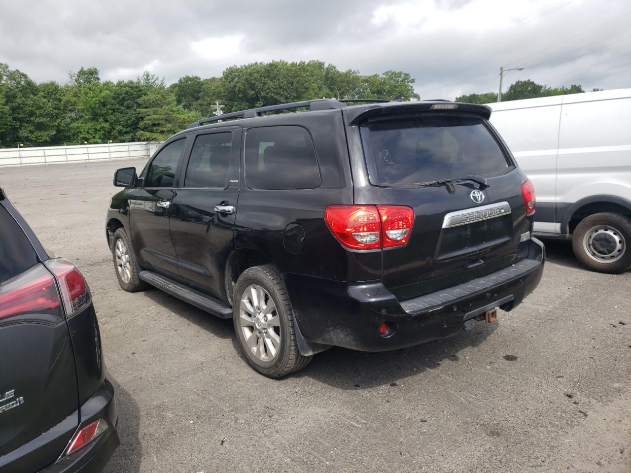 2014 Toyota Sequoia Platinum   Черный vin: 5TDDY5G15ES105188