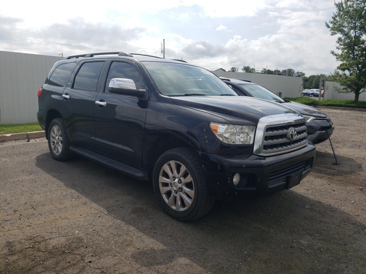 2014 Toyota Sequoia Platinum   Черный vin: 5TDDY5G15ES105188