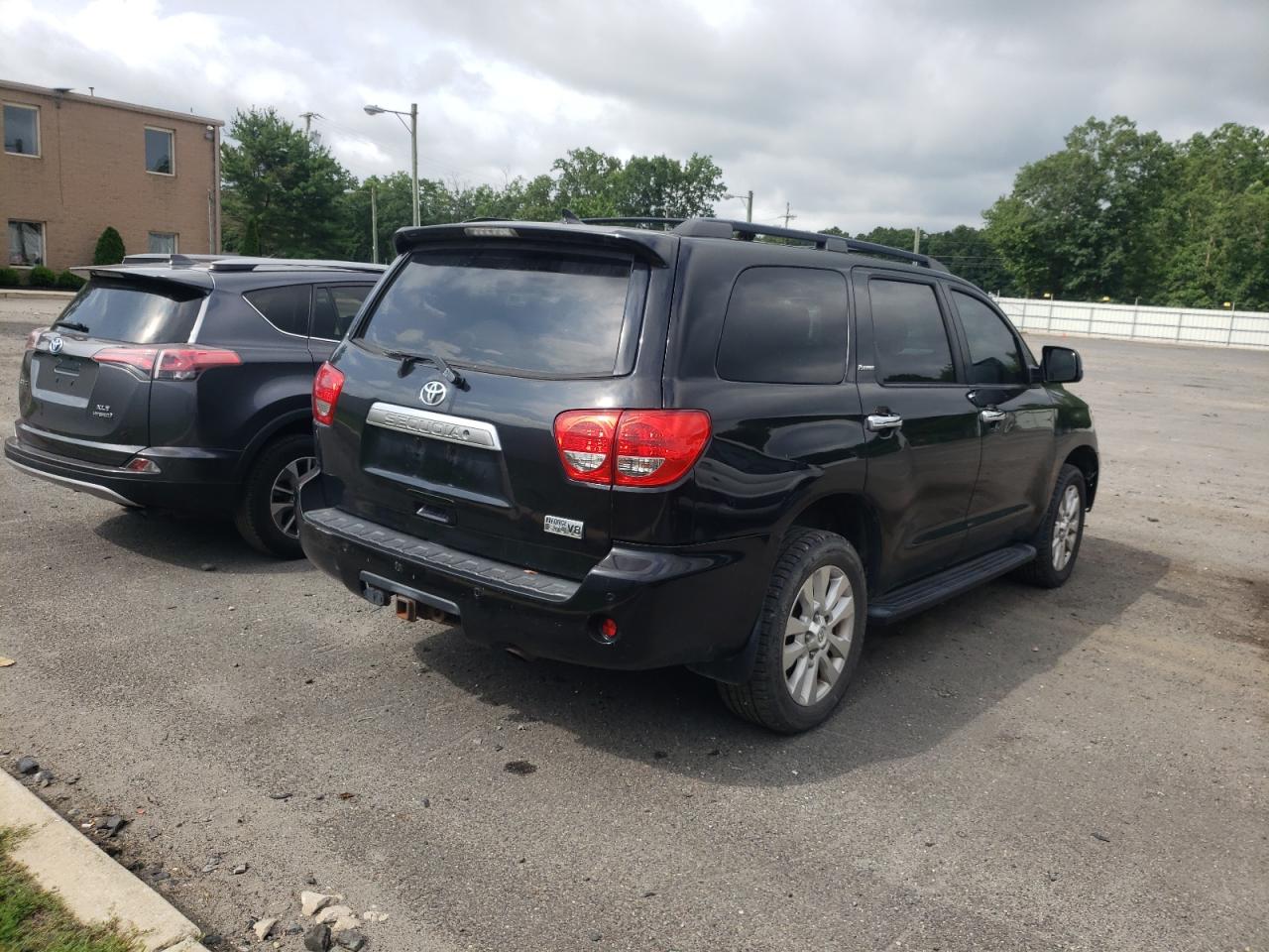2014 Toyota Sequoia Platinum   Черный vin: 5TDDY5G15ES105188