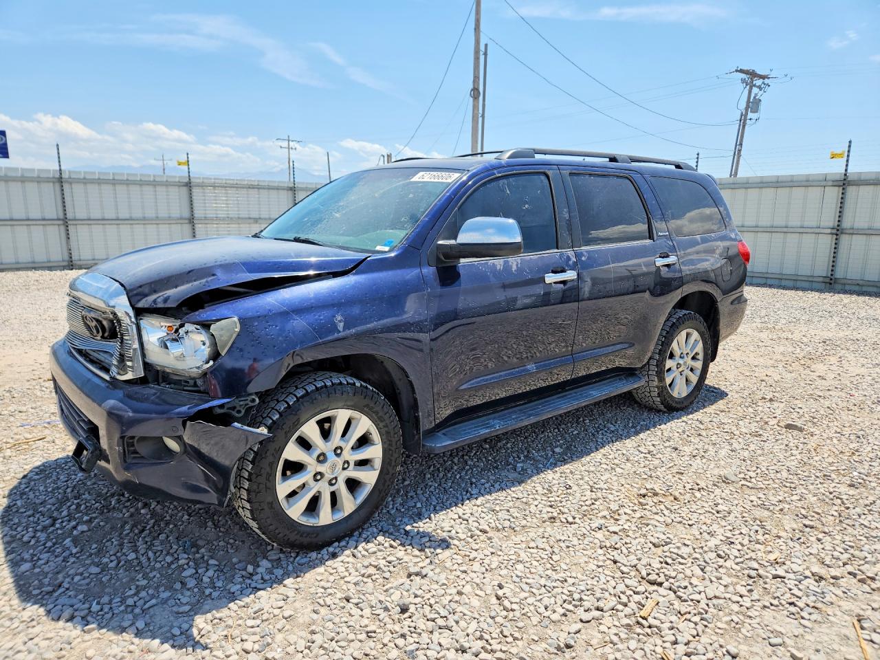 2010 Toyota Sequoia Platinum Blue vin: 5TDDY5G18AS024518