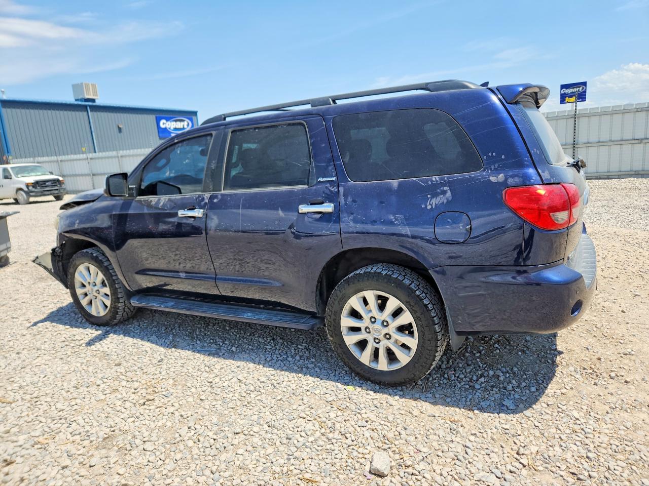 2010 Toyota Sequoia Platinum Blue vin: 5TDDY5G18AS024518