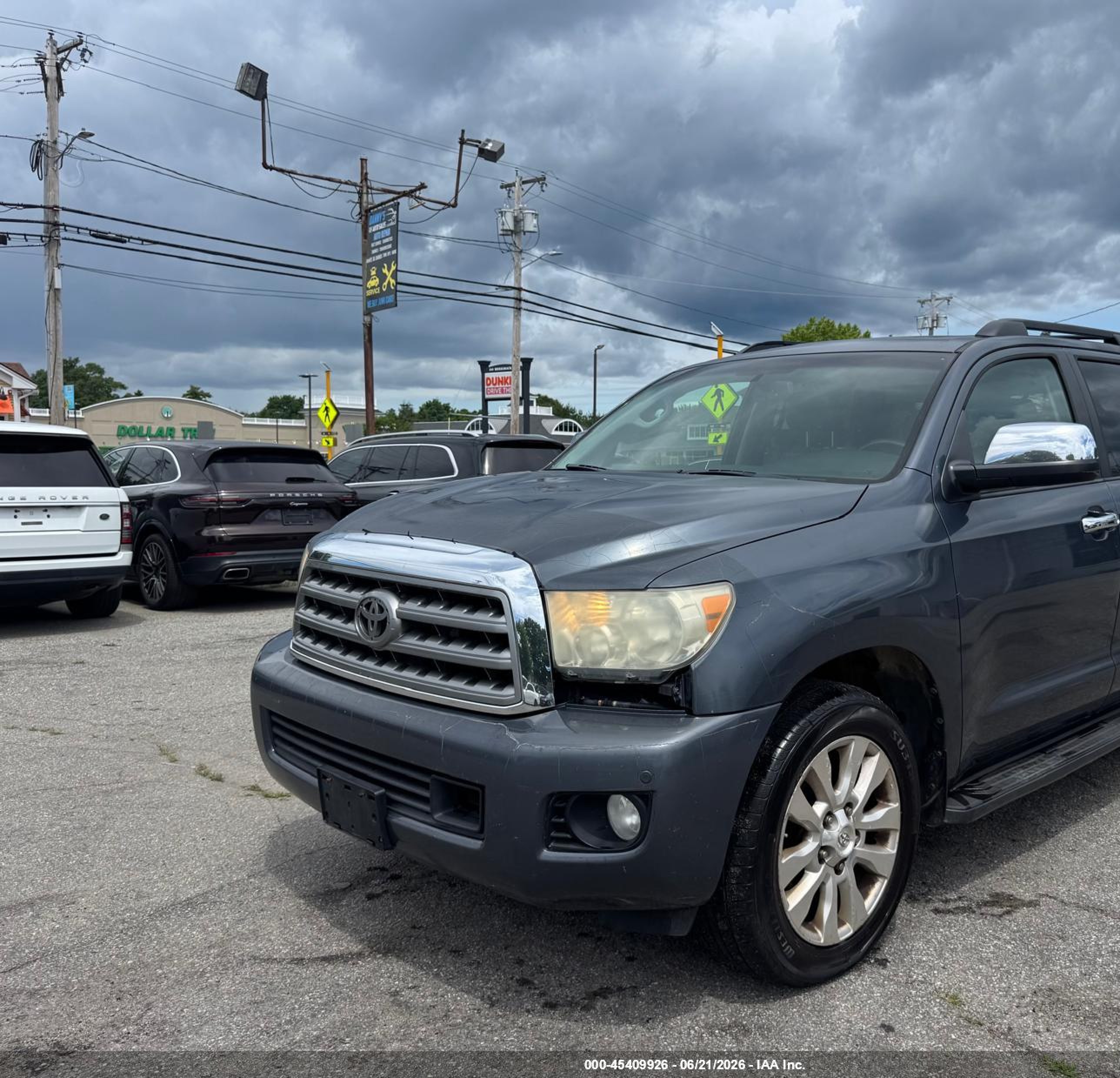 2010 Toyota Sequoia Platinum 5.7l V8 Blue vin: 5TDDY5G18AS033686