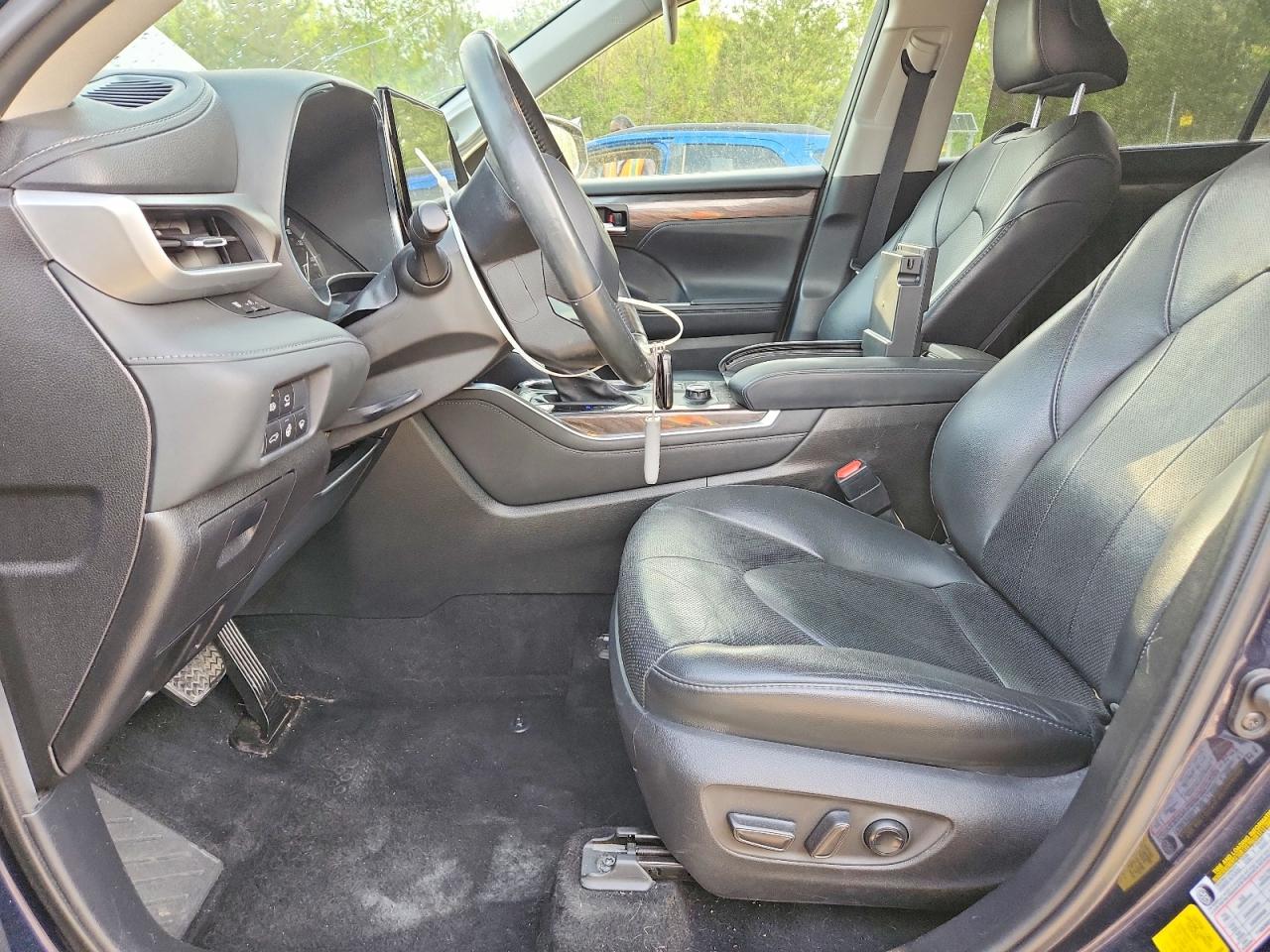 2021 Toyota Highlander Limited Синий vin: 5TDDZRBH1MS524064