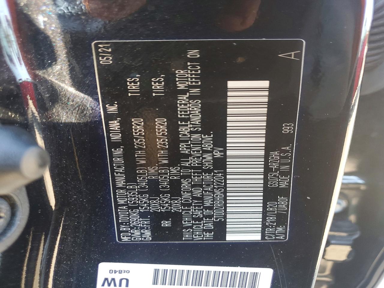 2021 Toyota Highlander Limited Black vin: 5TDDZRBH6MS122041