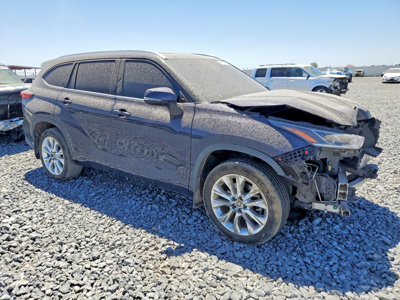 2020 Toyota Highlander Limited Blue vin: 5TDDZRBH8LS047969