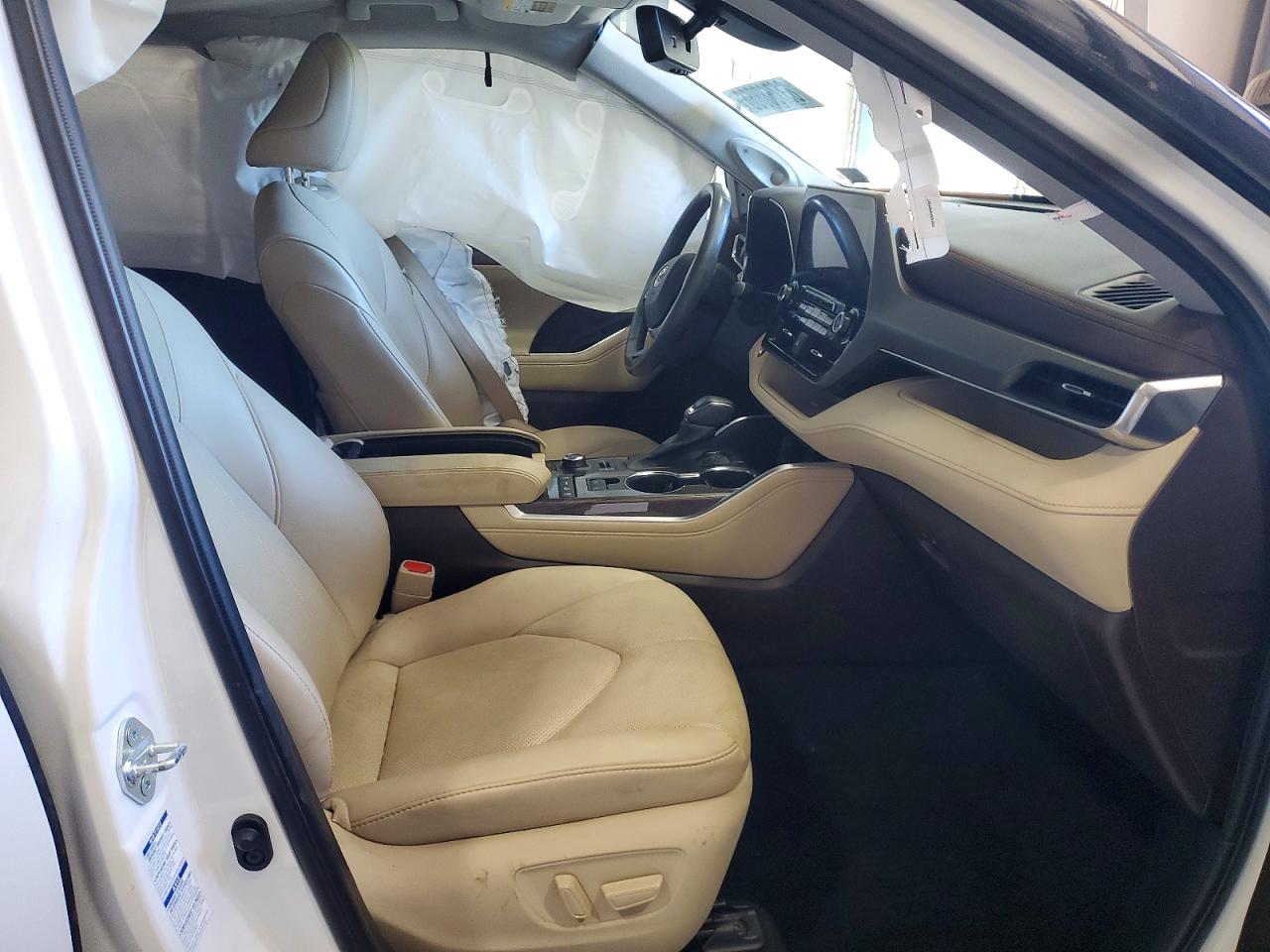 2021 Toyota Highlander Limited White vin: 5TDDZRBH8MS064479