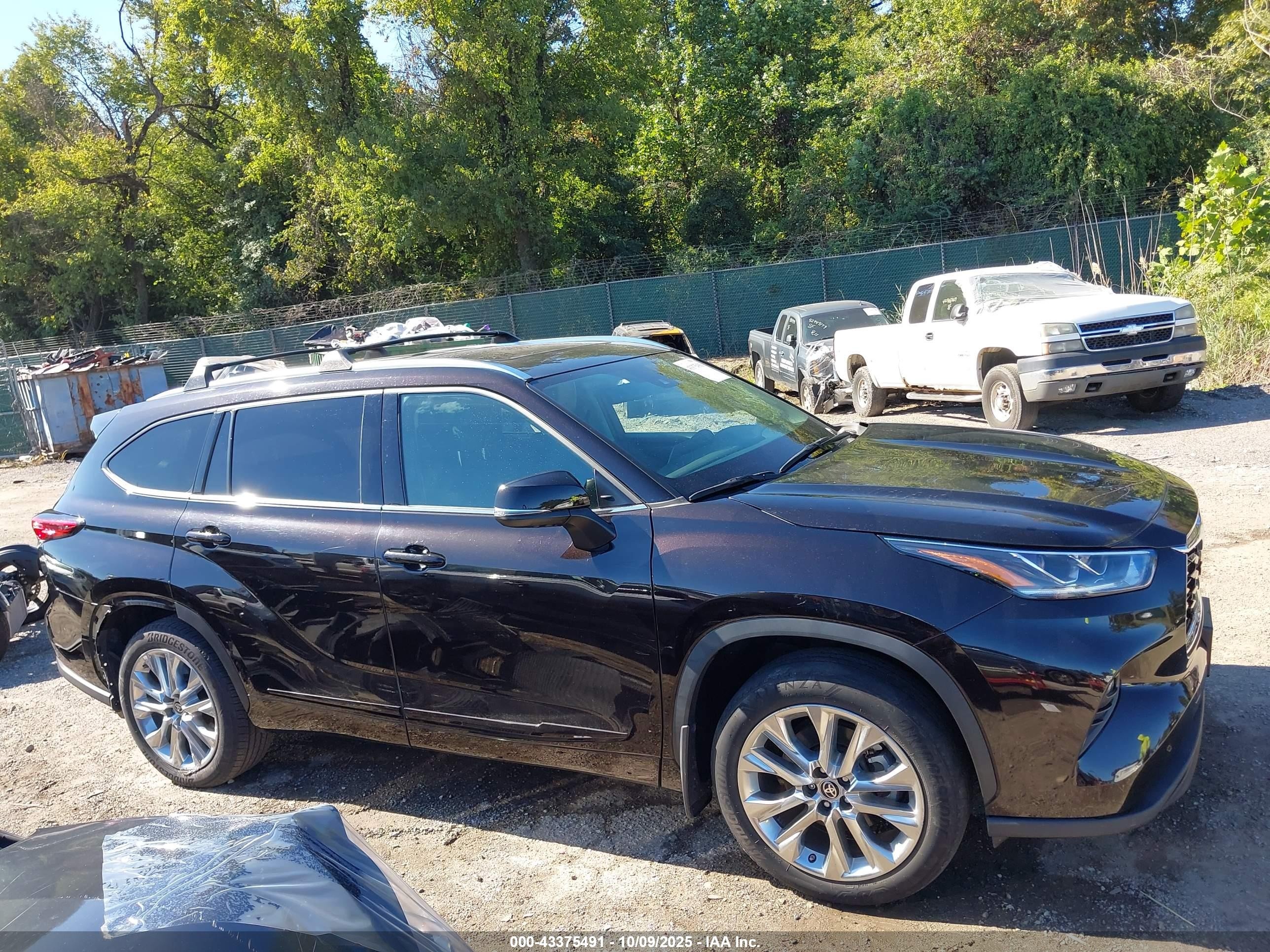 2021 Toyota Highlander Limited Фиолетовый vin: 5TDDZRBH8MS067611