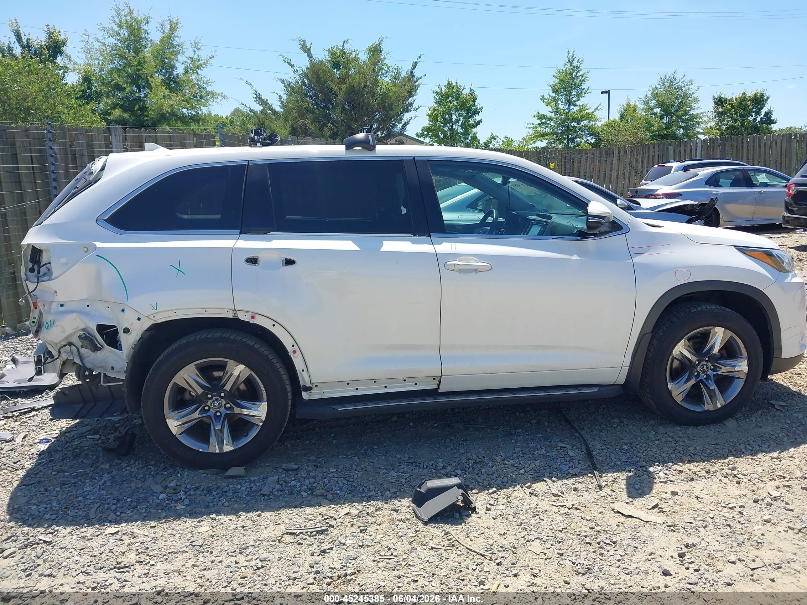 2019 Toyota Highlander Limited Platinum Белый vin: 5TDDZRFH1KS958816