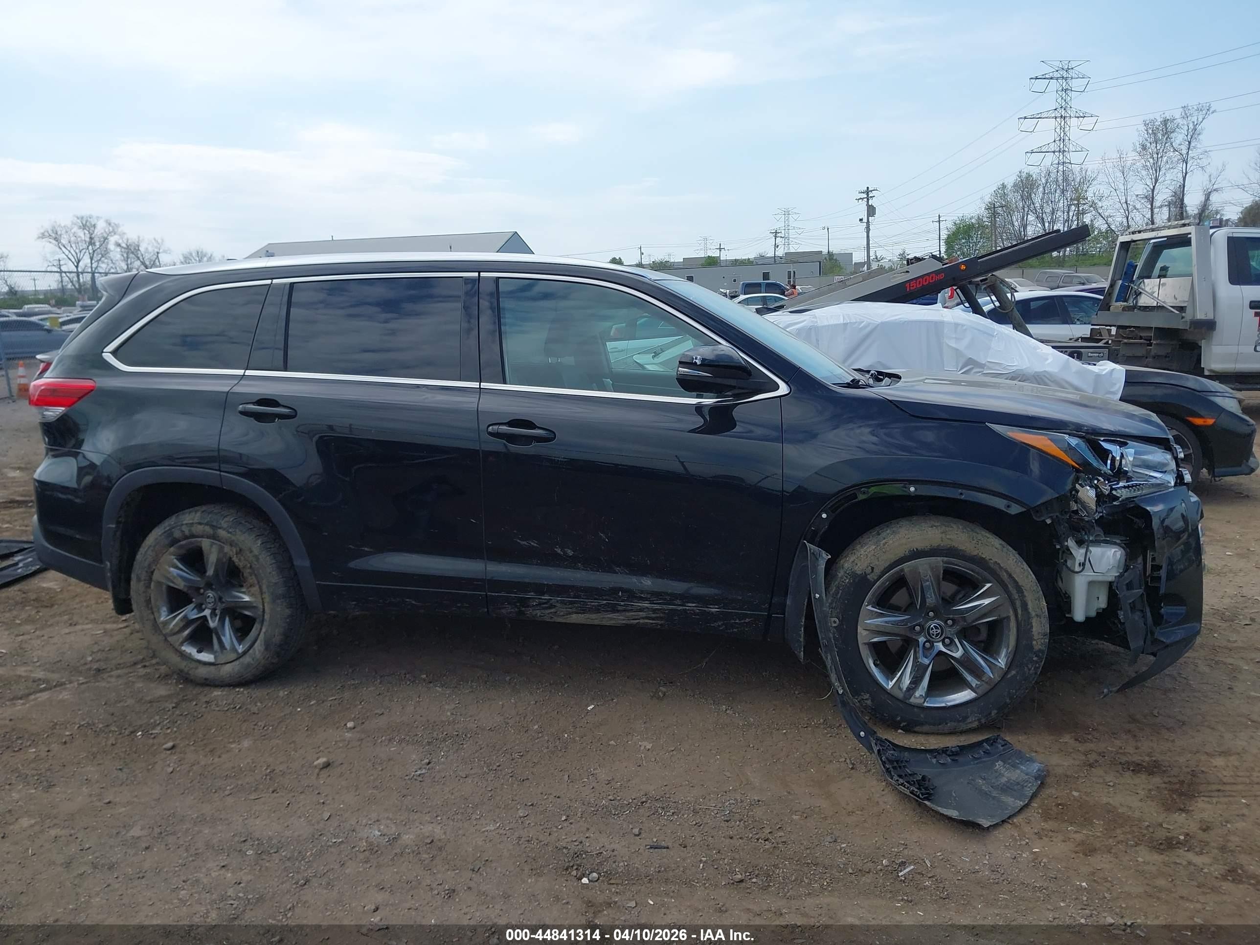 2019 Toyota Highlander Limited Platinum Black vin: 5TDDZRFH2KS993865