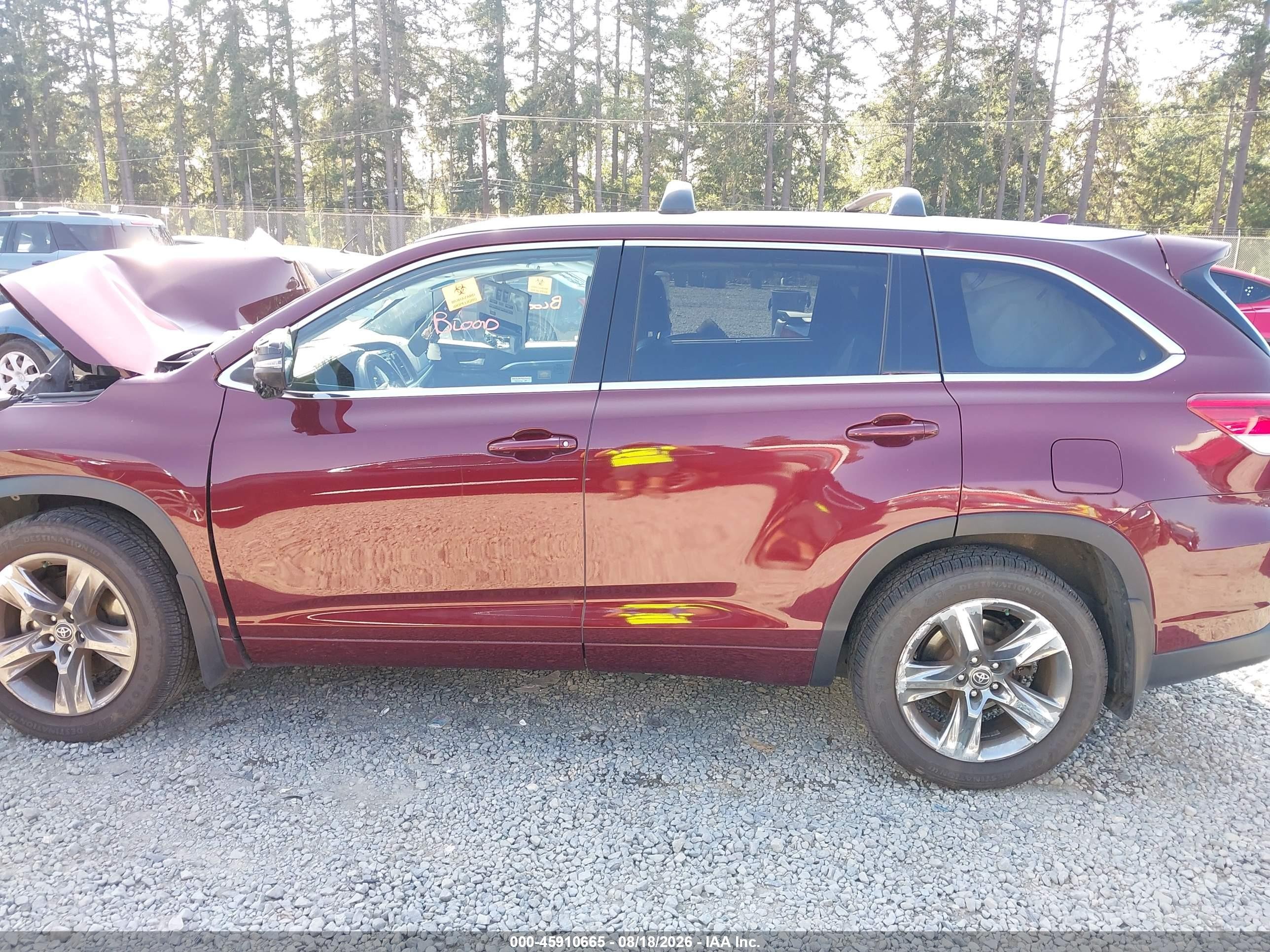 2019 Toyota Highlander Limited Platinum Black vin: 5TDDZRFH4KS934042