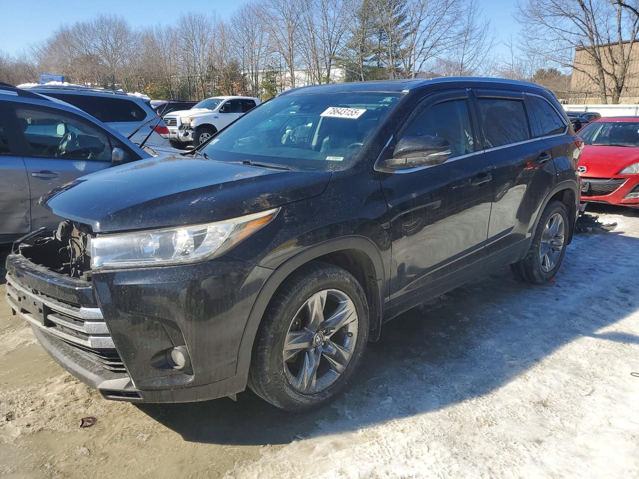 2018 Toyota Highlander Limited Platinum Black vin: 5TDDZRFH7JS836718