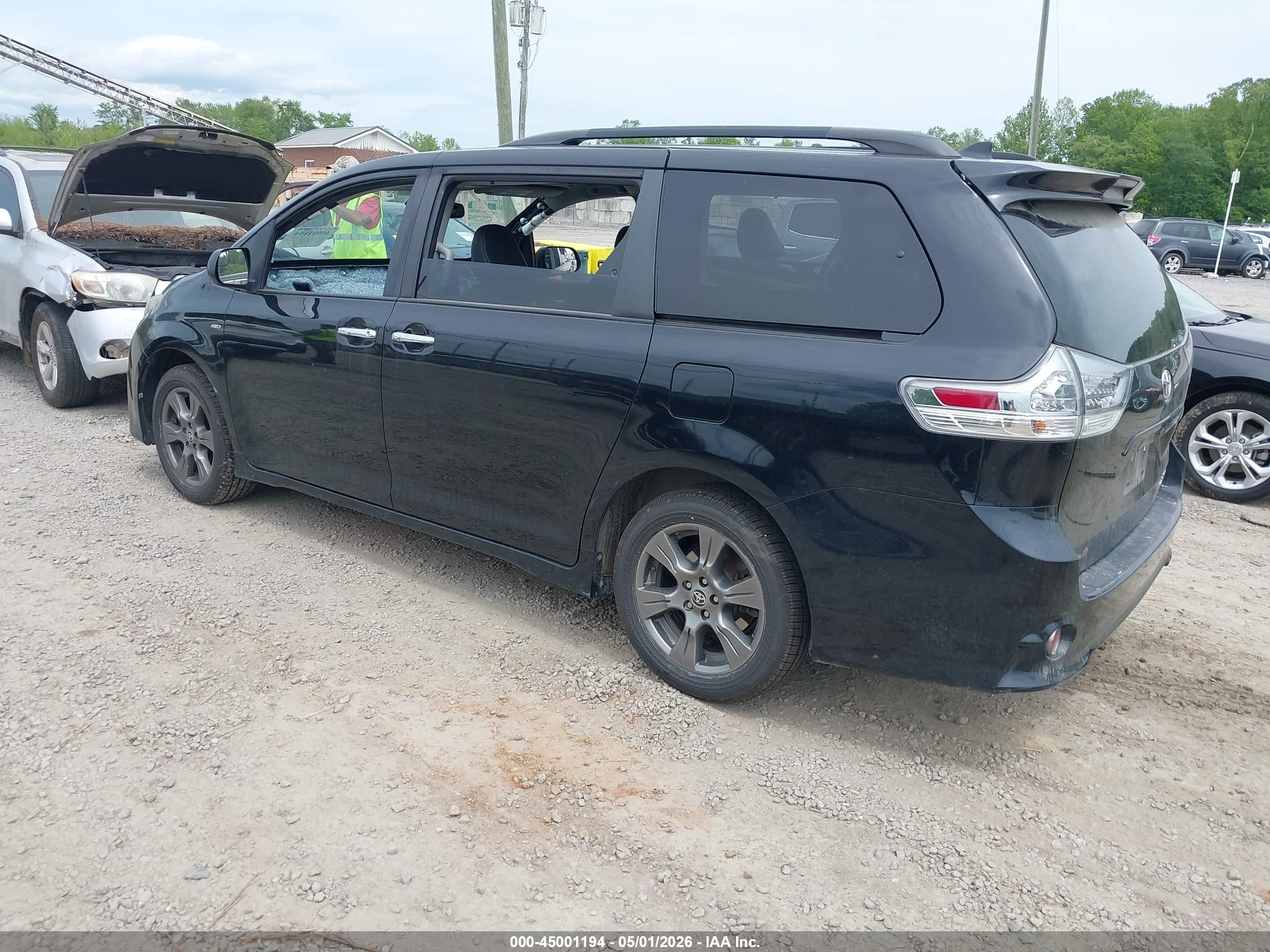 2020 Toyota Sienna Se Black vin: 5TDEZ3DC8LS249679