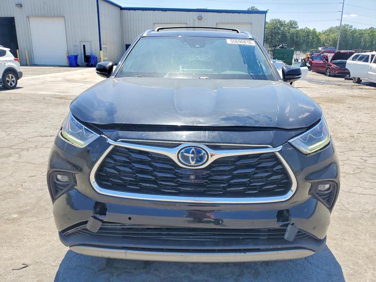 2022 Toyota Highlander Hybrid Platinum Черный vin: 5TDFARAH4NS014388