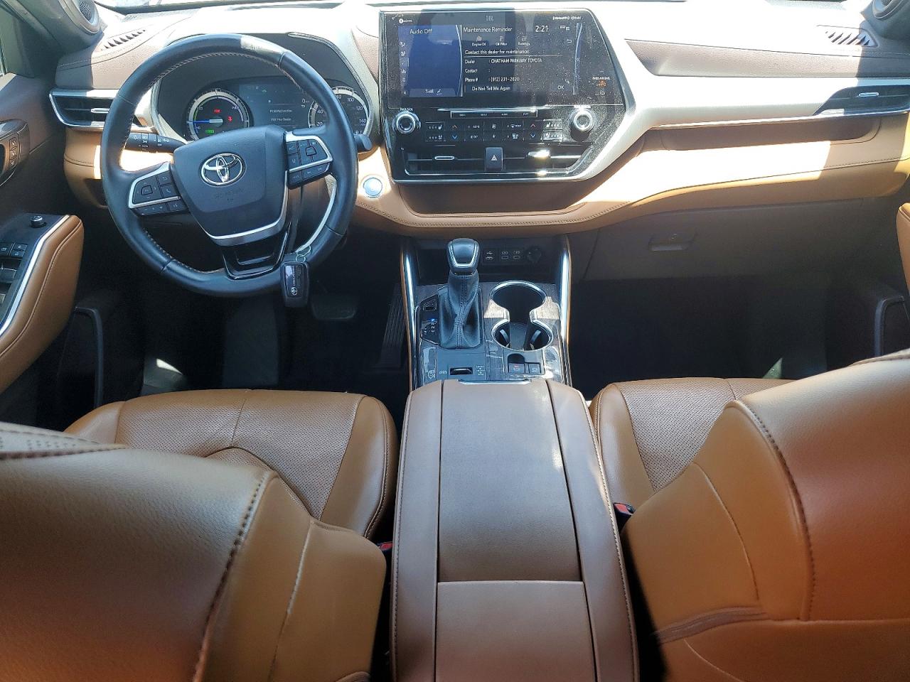2022 Toyota Highlander Hybrid Platinum Черный vin: 5TDFARAH4NS014388