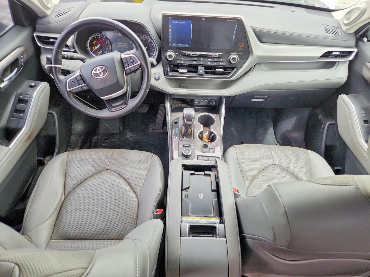 2022 Toyota Highlander Platinum White vin: 5TDFZRBH0NS200808
