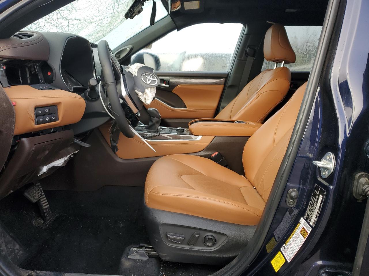 2022 Toyota Highlander Platinum Blue vin: 5TDFZRBH4NS220995