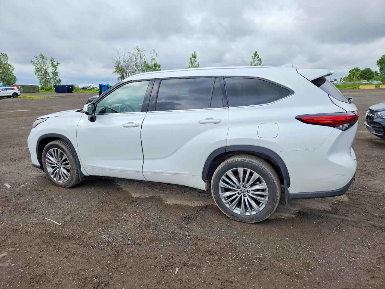 2022 Toyota Highlander Platinum White vin: 5TDFZRBH5NS199896