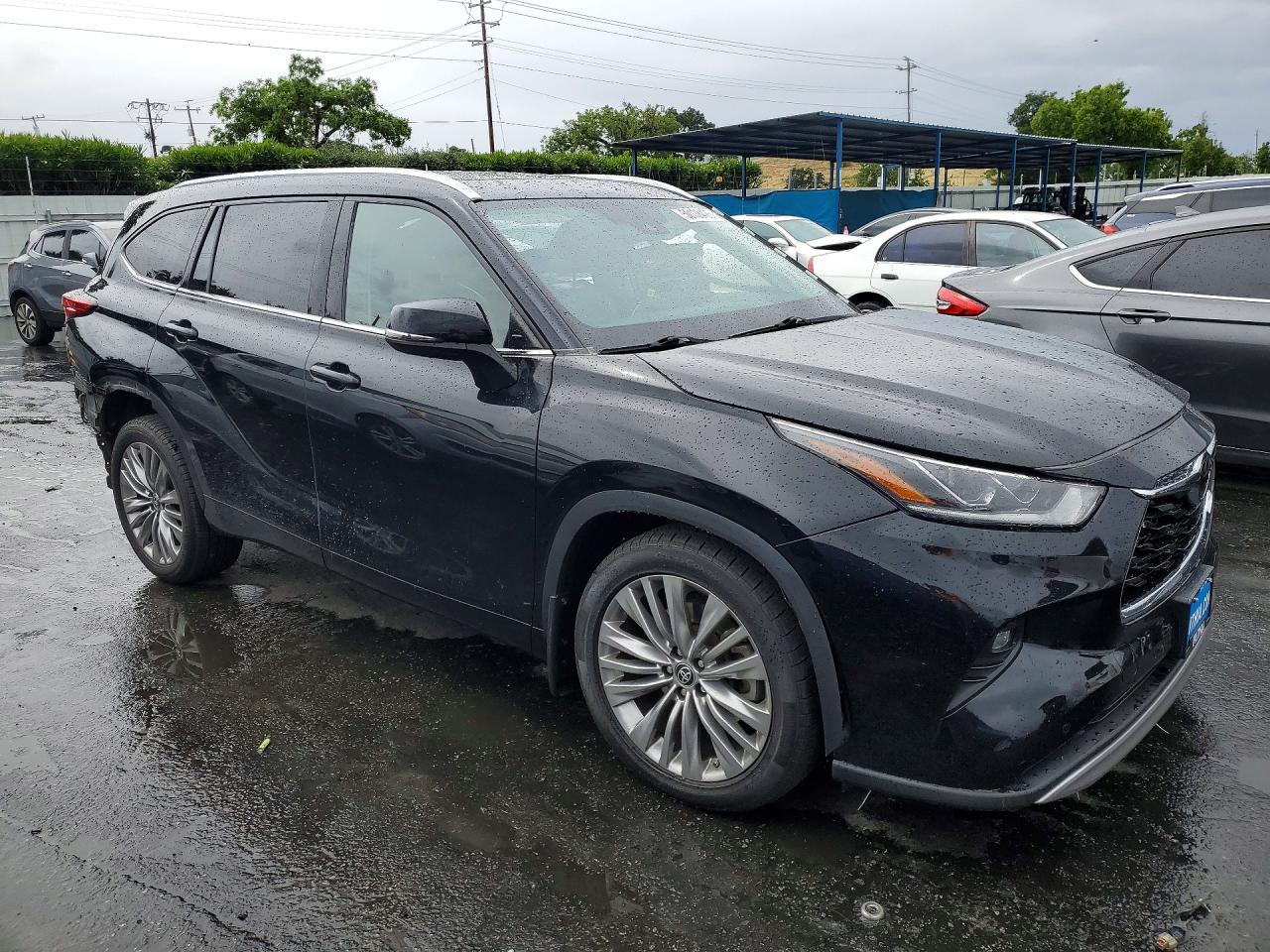 2020 Toyota Highlander Platinum Black vin: 5TDFZRBH6LS007138
