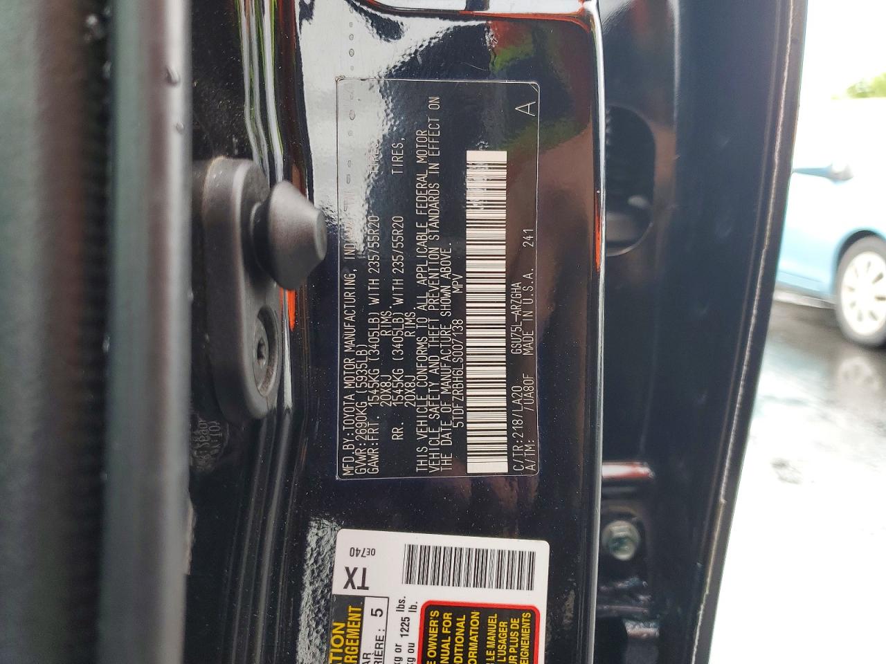 2020 Toyota Highlander Platinum Black vin: 5TDFZRBH6LS007138