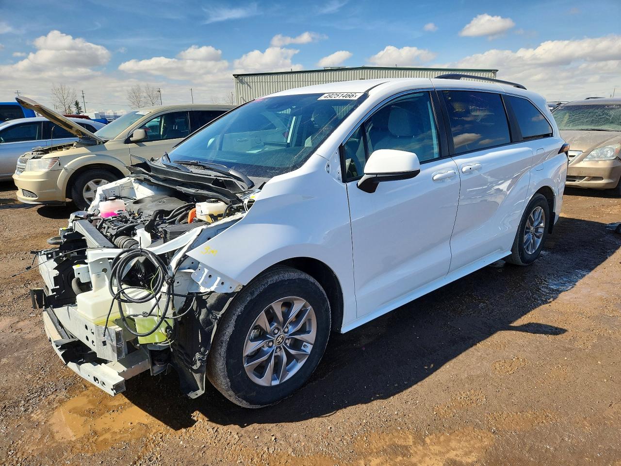 2025 Toyota Sienna White vin: 5TDGSKFCXSS163051