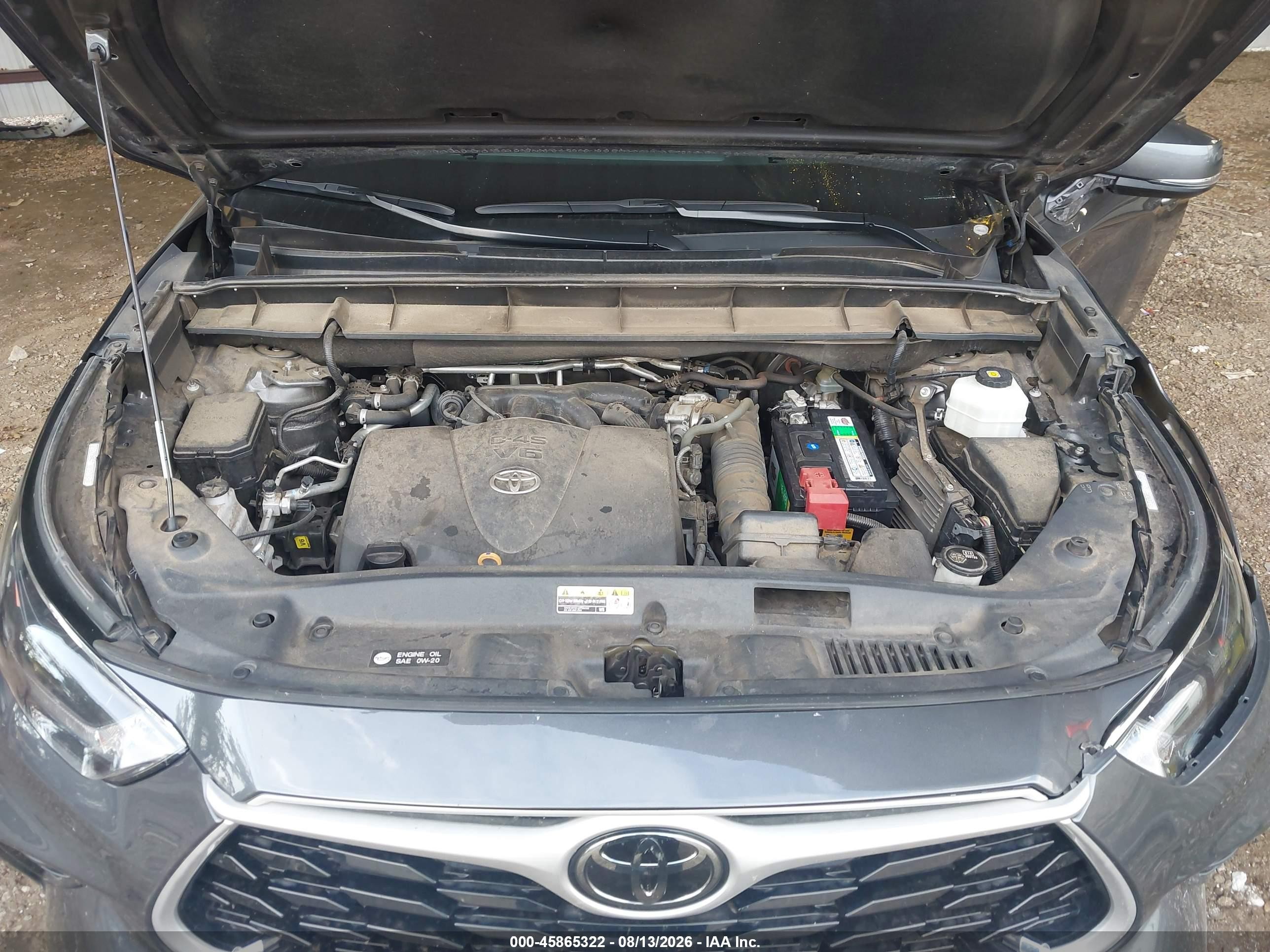 2021 Toyota Highlander Xle Gray vin: 5TDGZRAH2MS031640