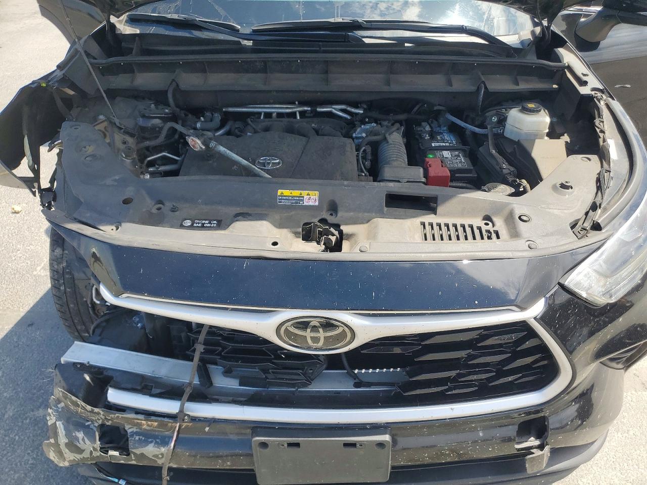 2021 Toyota Highlander Xle Черный vin: 5TDGZRAH3MS069457