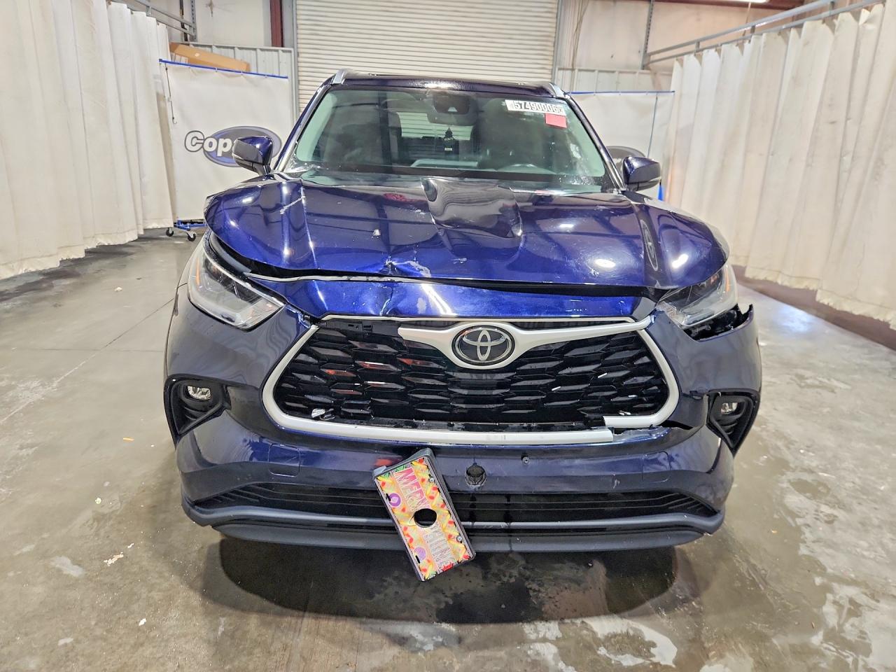 2021 Toyota Highlander Xle Blue vin: 5TDGZRBH0MS063615