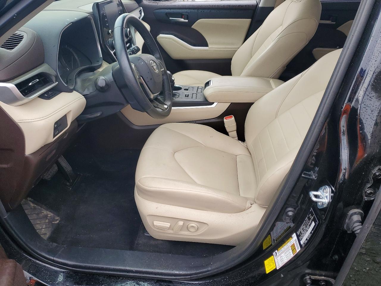 2021 Toyota Highlander Xle Black vin: 5TDGZRBH3MS557385