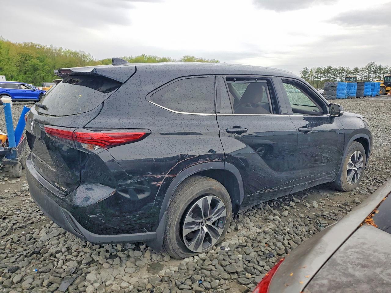 2021 Toyota Highlander Xle Black vin: 5TDGZRBH3MS557385