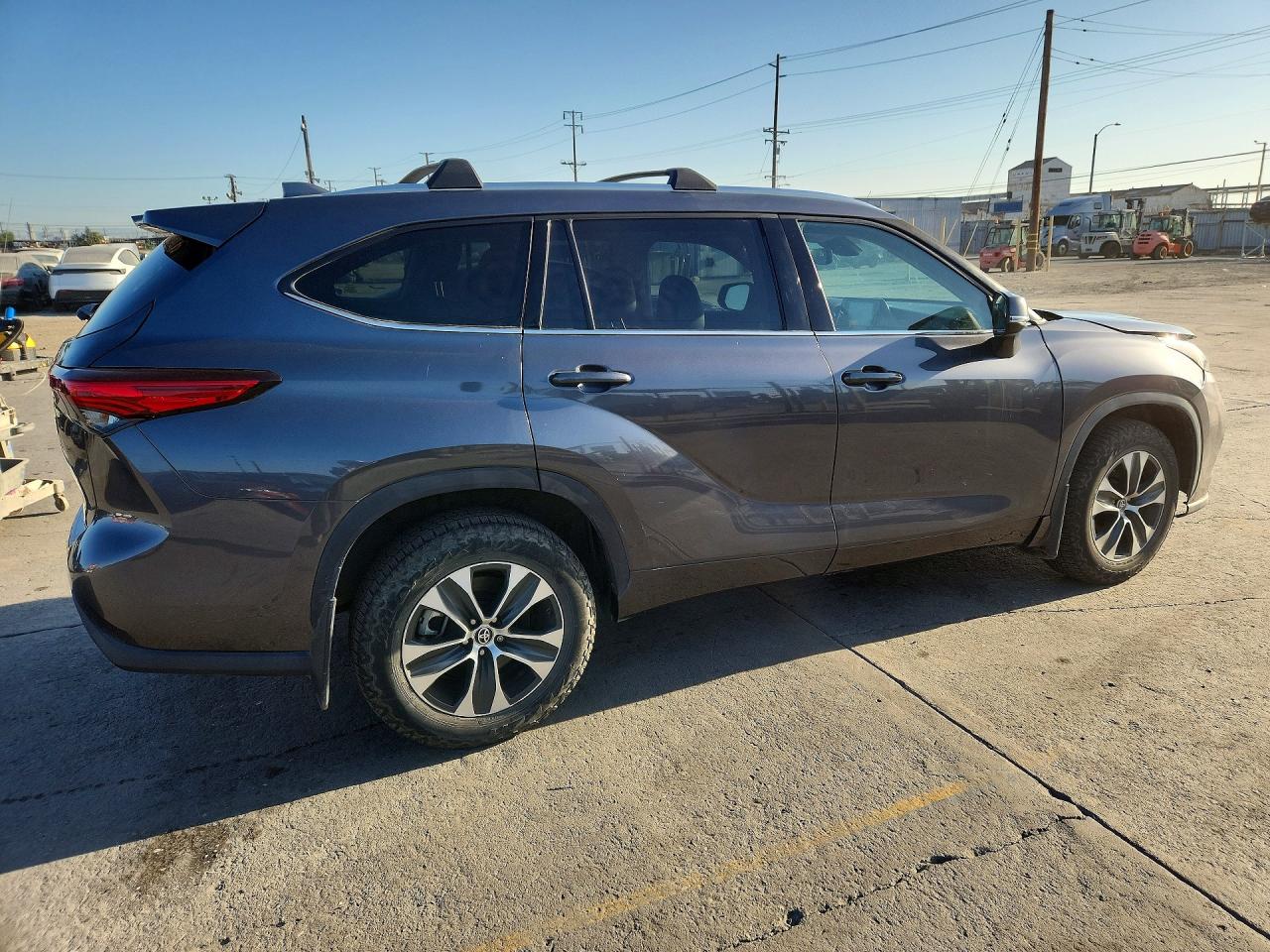 2020 Toyota Highlander Xle Gray vin: 5TDHZRBH1LS030318