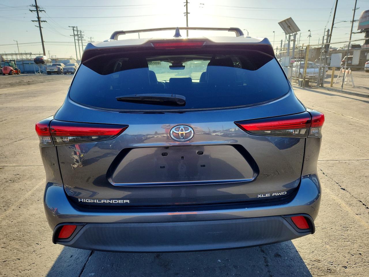 2020 Toyota Highlander Xle Gray vin: 5TDHZRBH1LS030318