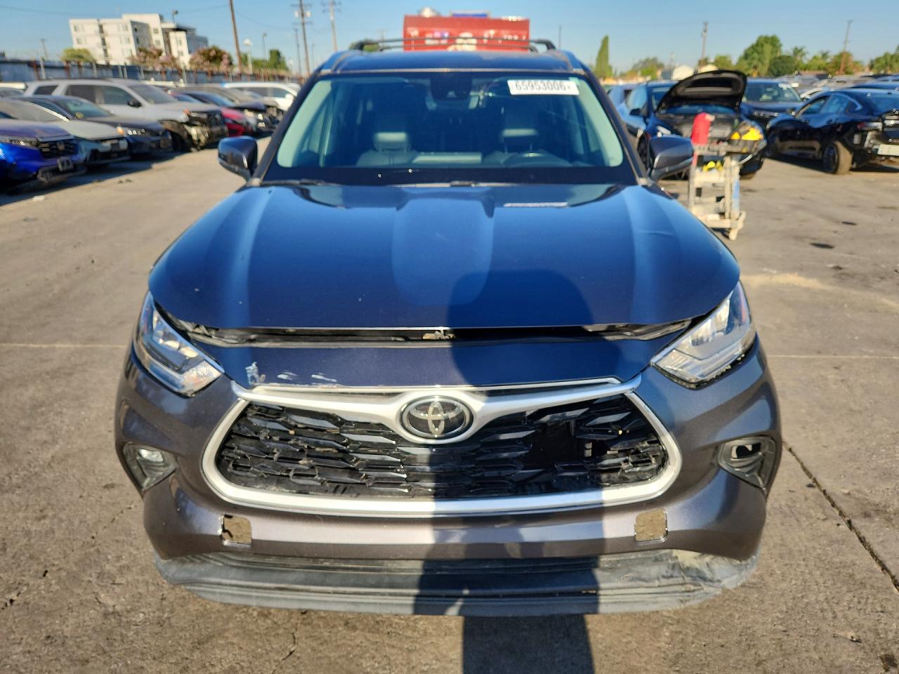 2020 Toyota Highlander Xle Gray vin: 5TDHZRBH1LS030318