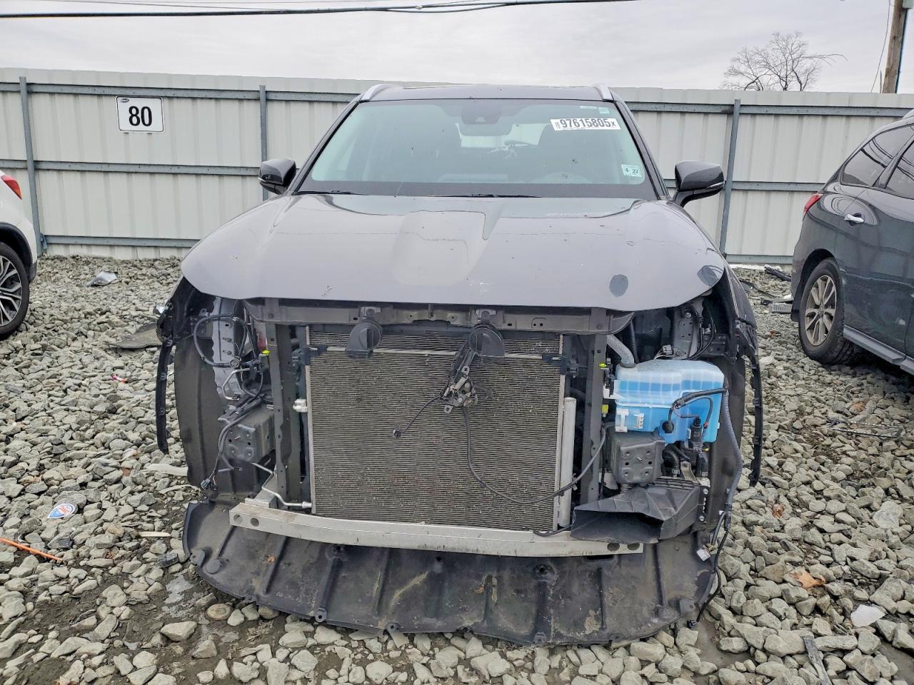 2022 Toyota Highlander Xle Charcoal vin: 5TDHZRBH5NS577241