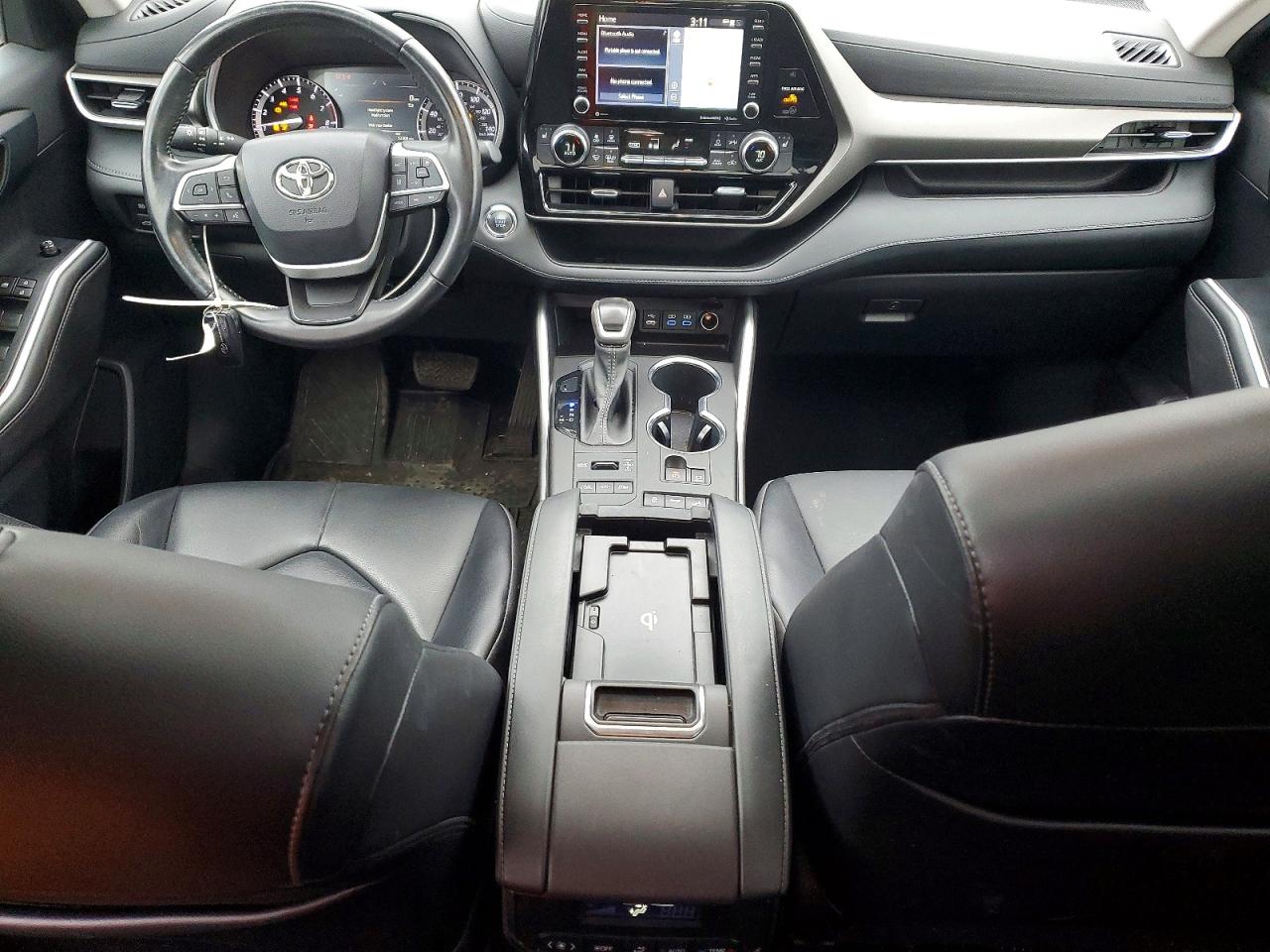 2022 Toyota Highlander Xle Charcoal vin: 5TDHZRBH5NS577241