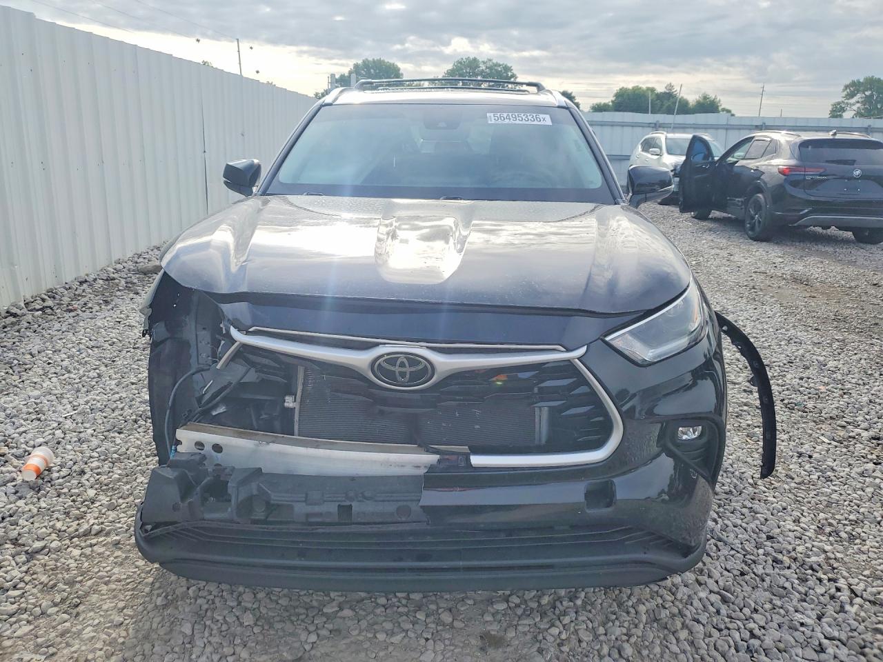 2021 Toyota Highlander Xle Black vin: 5TDHZRBH7MS546135