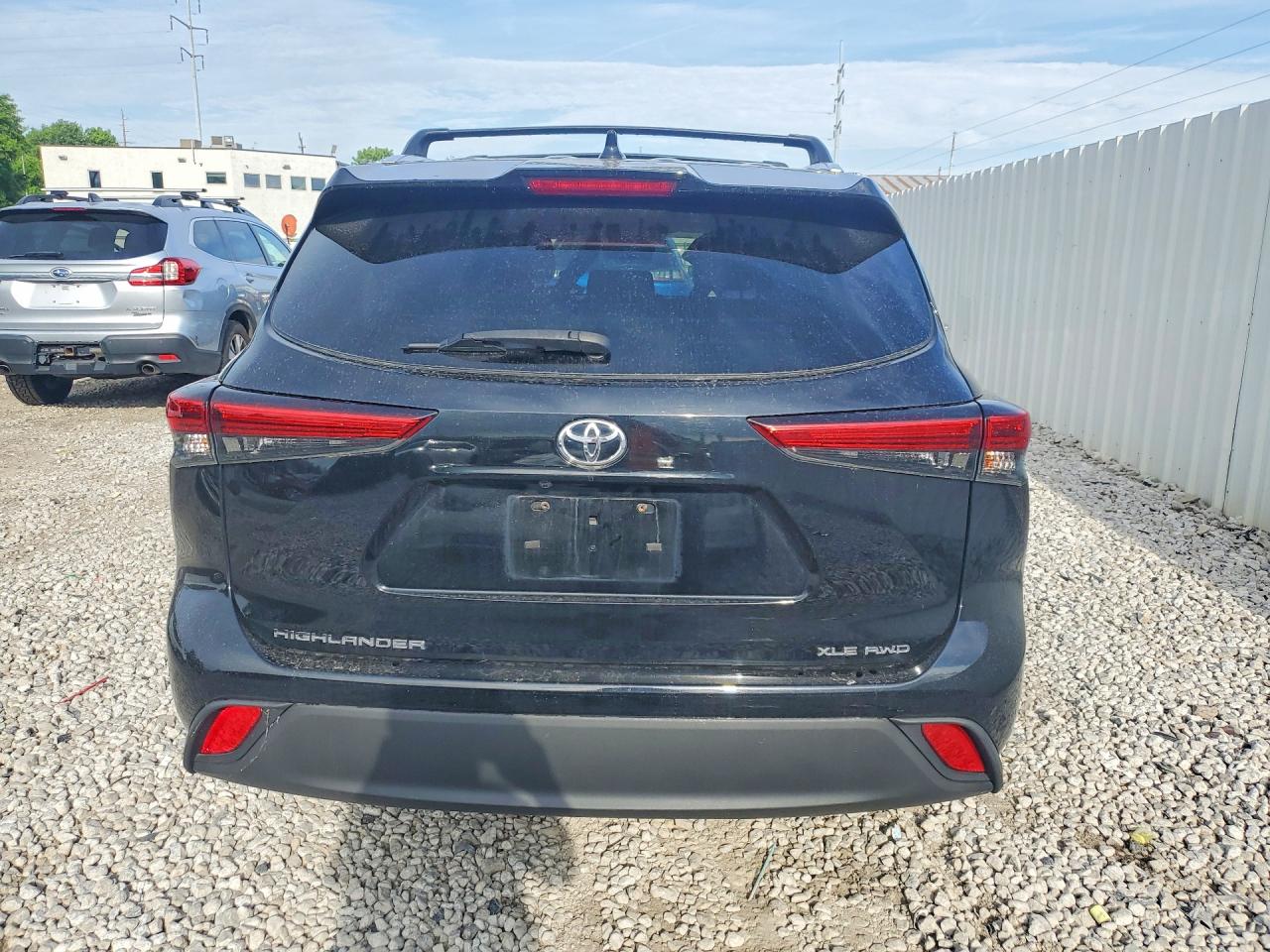 2021 Toyota Highlander Xle Black vin: 5TDHZRBH7MS546135
