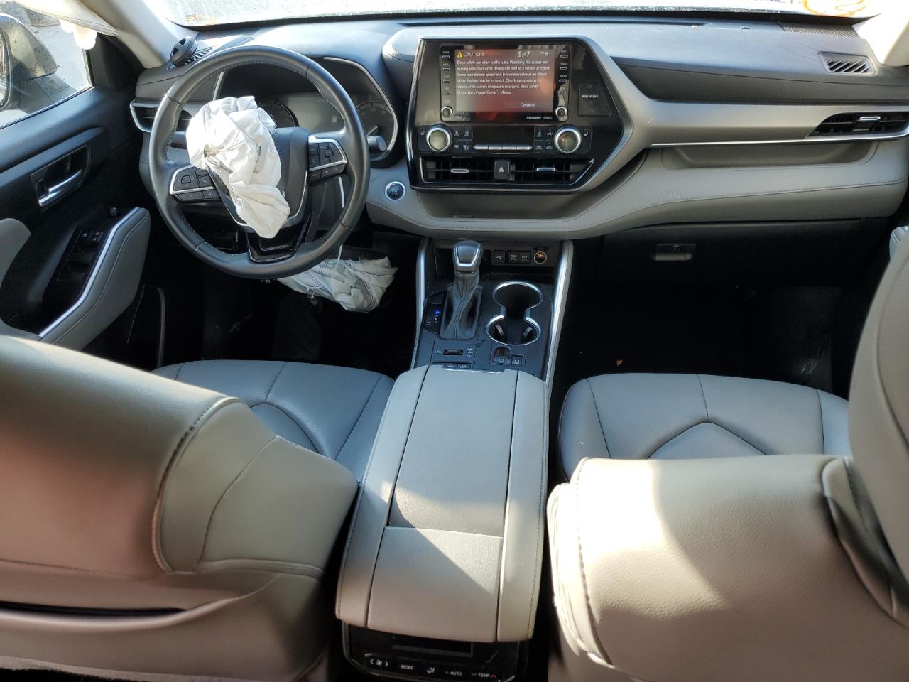 2021 Toyota Highlander Xle Gray vin: 5TDHZRBH9MS107079