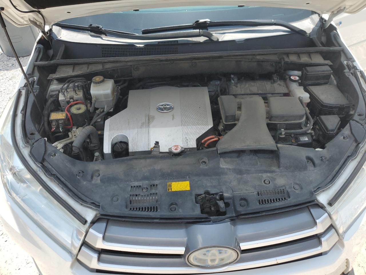 2018 Toyota Highlander Hybrid Белый vin: 5TDJGRFH1JS046727