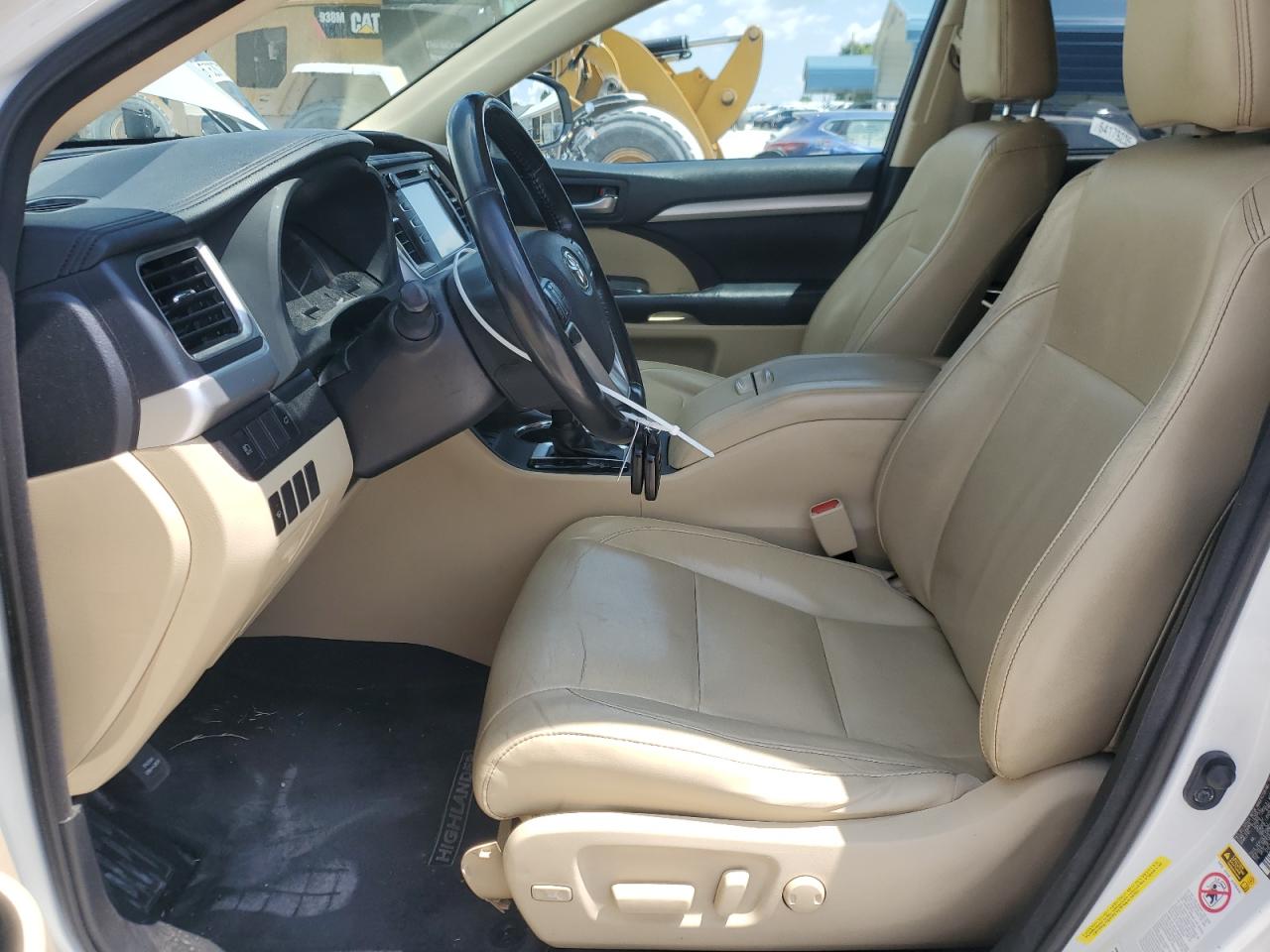 2018 Toyota Highlander Hybrid Белый vin: 5TDJGRFH1JS046727