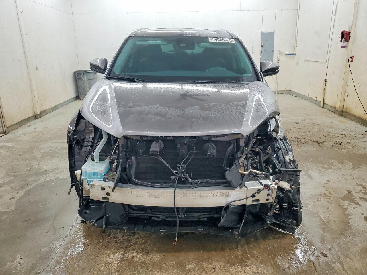 2018 Toyota Highlander Hybrid Xle Gray vin: 5TDJGRFH2JS037115