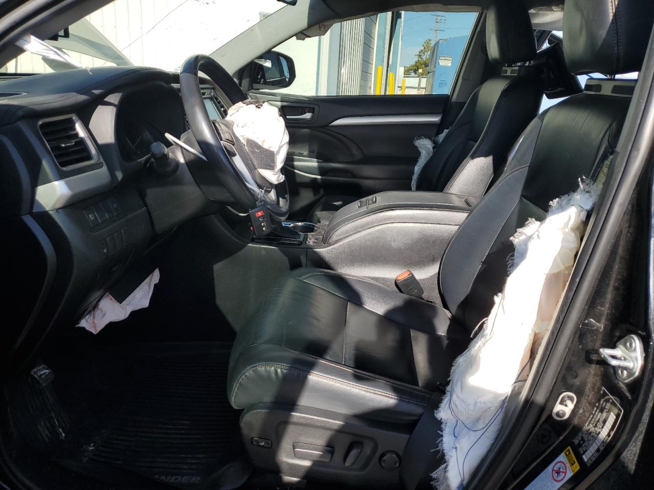 2019 Toyota Highlander Hybrid Black vin: 5TDJGRFH4KS075012