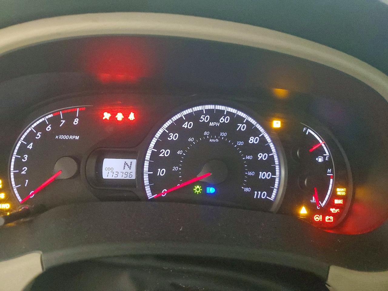 2012 Toyota Sienna Le Burgundy vin: 5TDJK3DC4CS030186