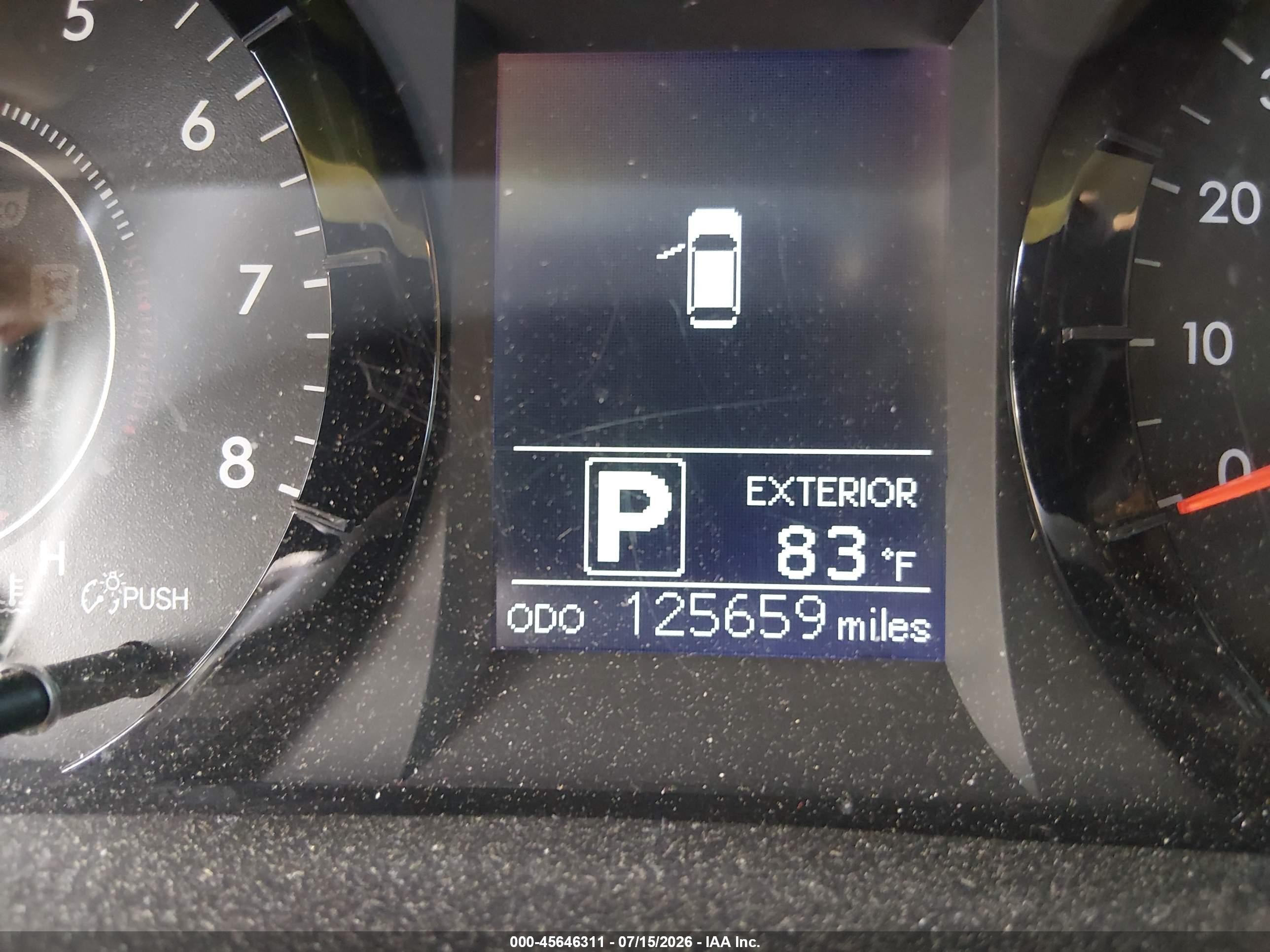2015 Toyota Sienna Le 7 Passenger Blue vin: 5TDJK3DCXFS126022