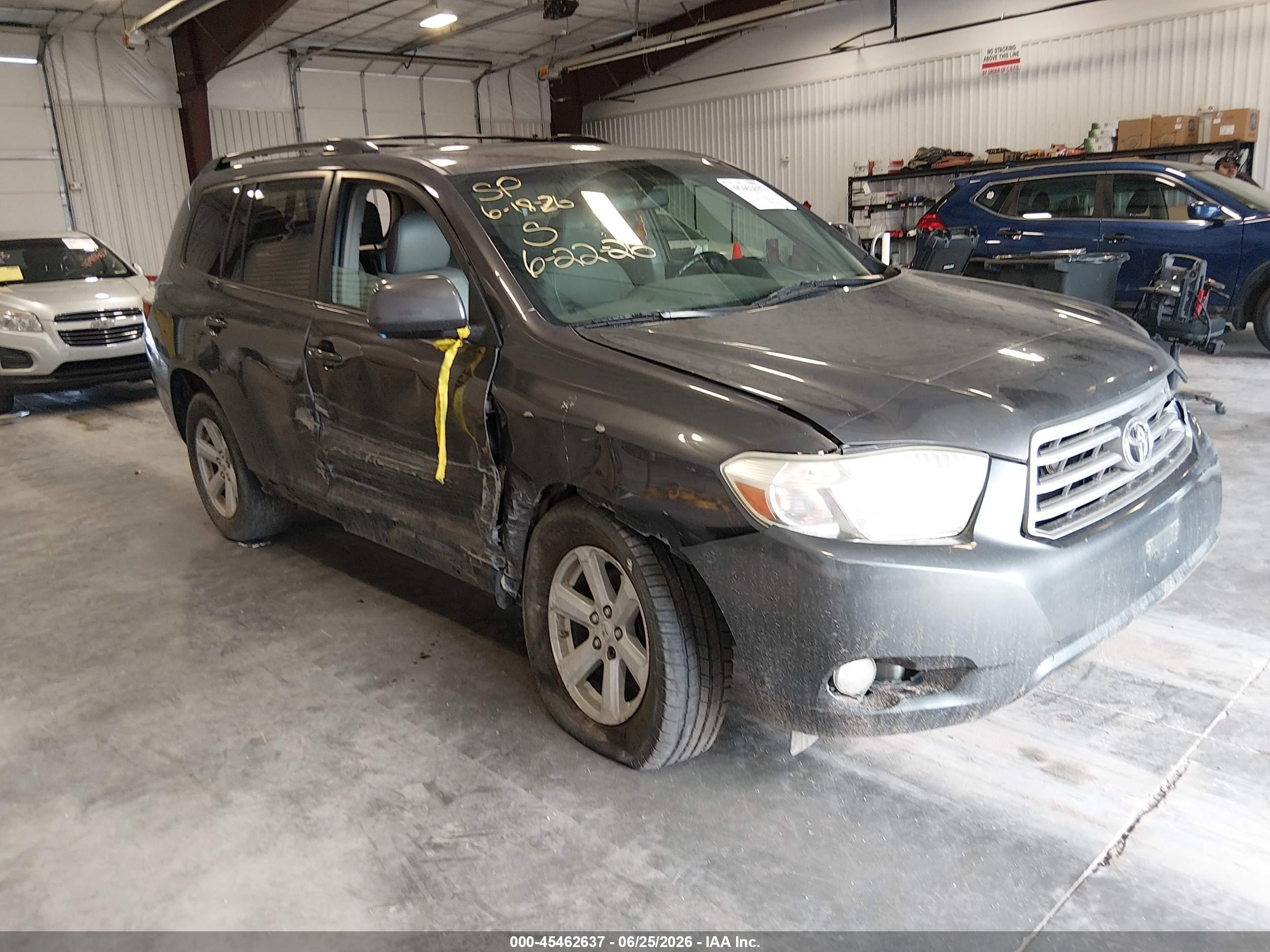 2010 Toyota Highlander Se V6 Серый vin: 5TDJK3EH0AS023677