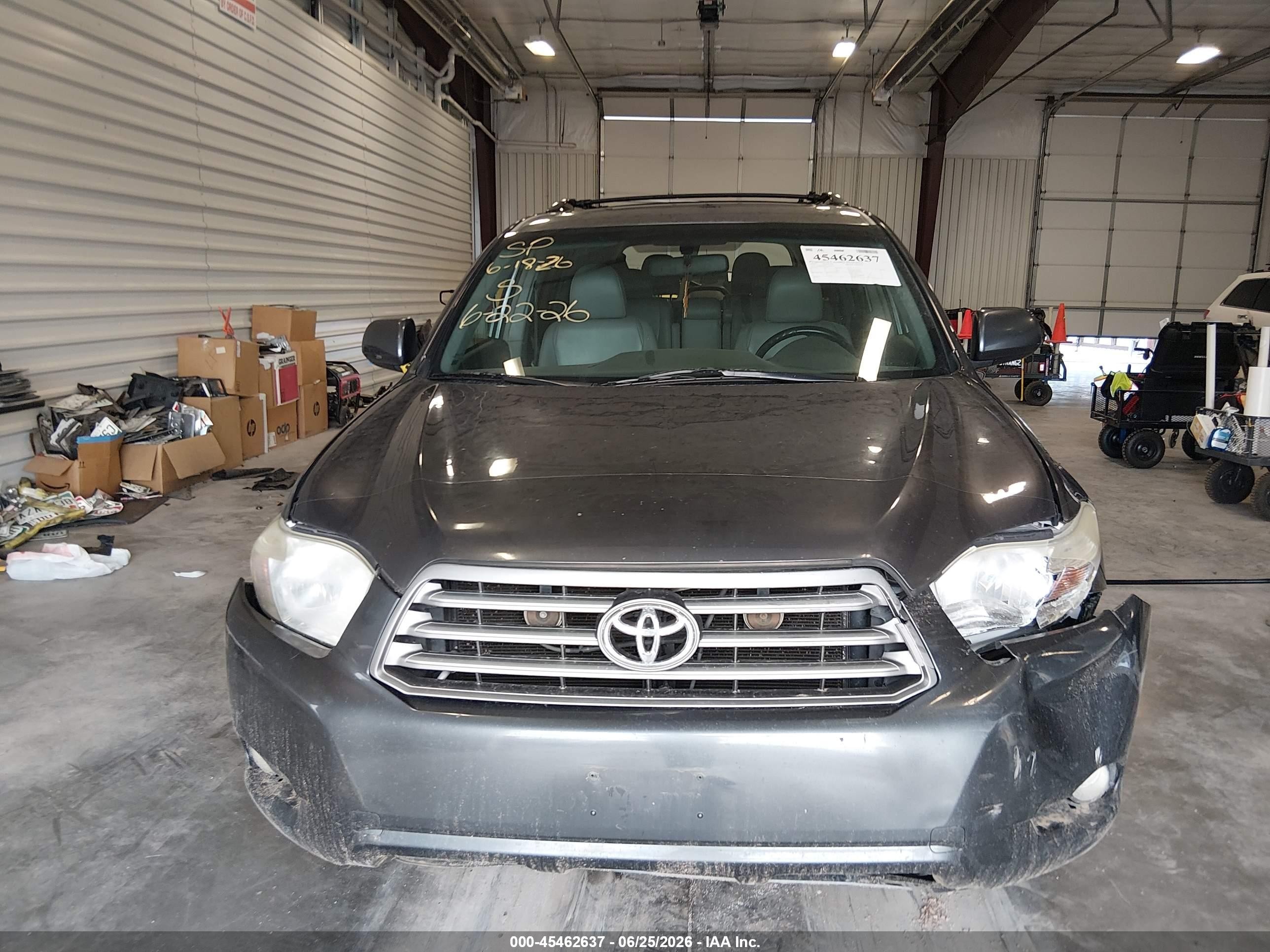 2010 Toyota Highlander Se V6 Gray vin: 5TDJK3EH0AS023677
