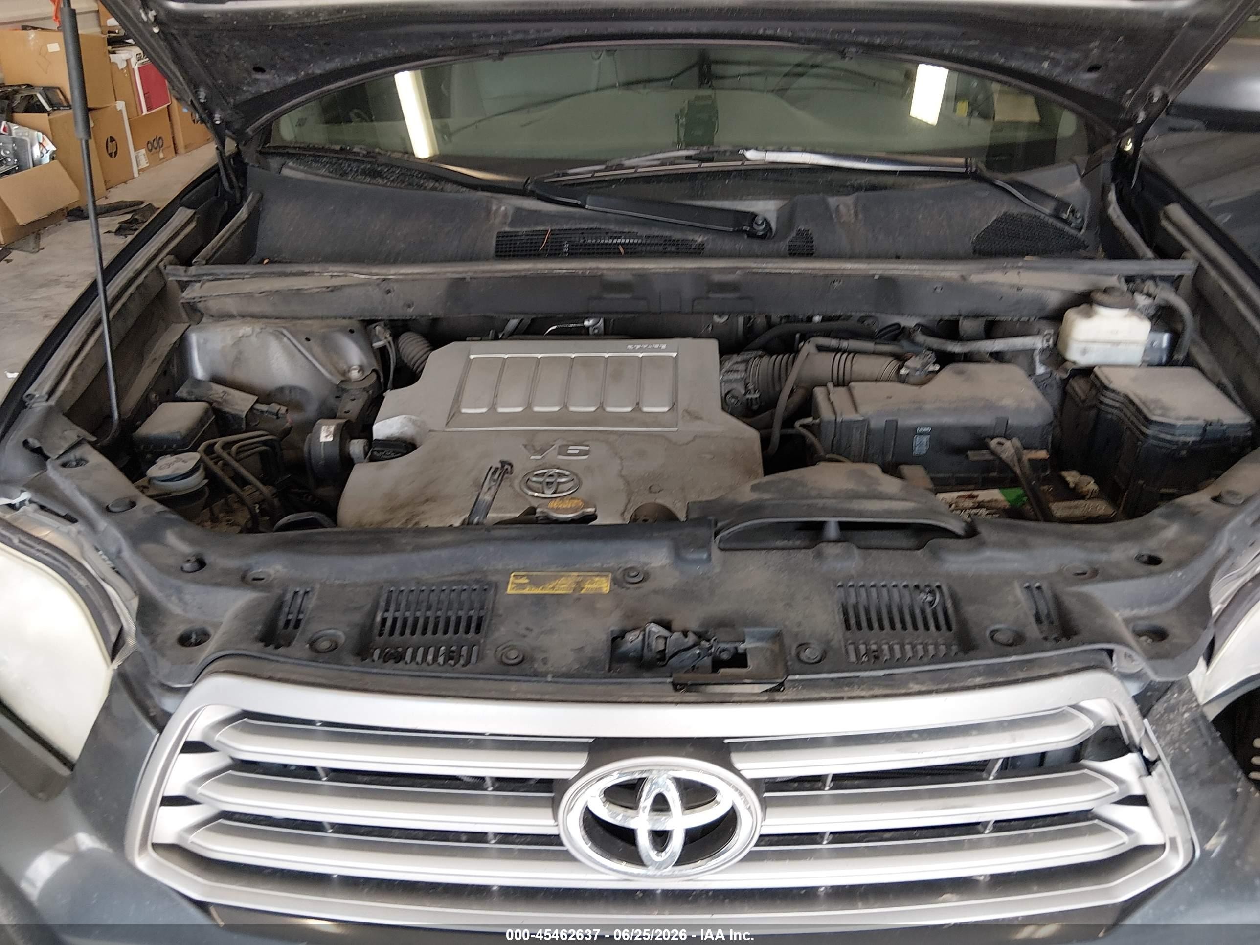 2010 Toyota Highlander Se V6 Gray vin: 5TDJK3EH0AS023677