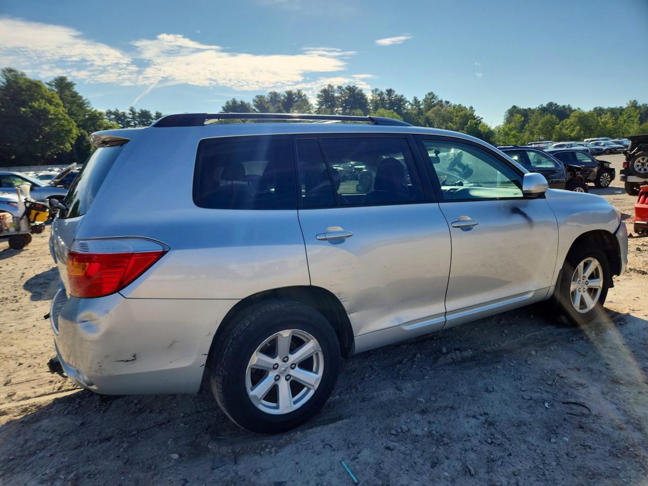 2010 Toyota Highlander Se Silver vin: 5TDJK3EH1AS012607