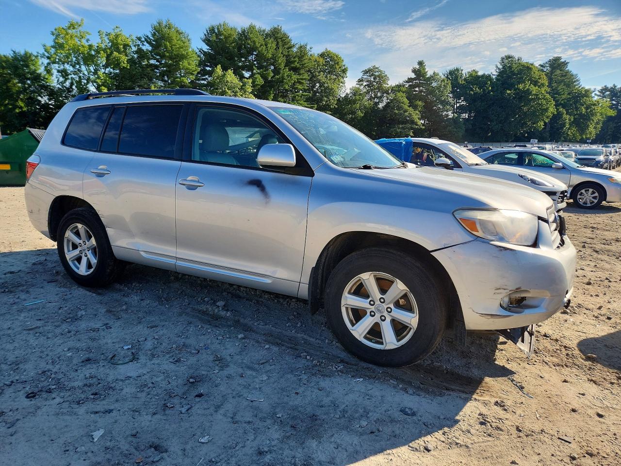 2010 Toyota Highlander Se Silver vin: 5TDJK3EH1AS012607