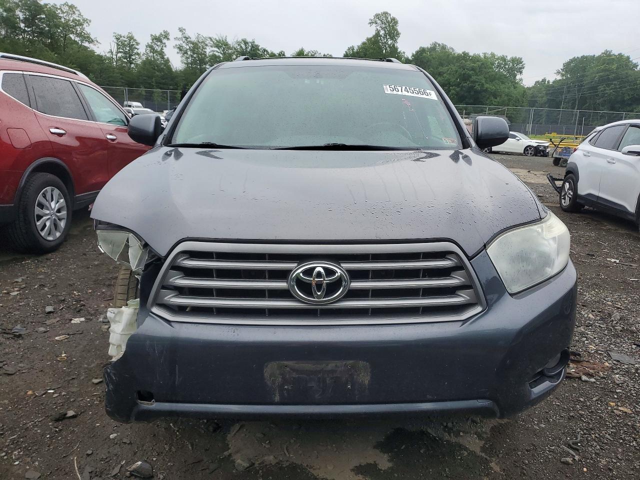 2010 Toyota Highlander Se Gray vin: 5TDJK3EH1AS017063