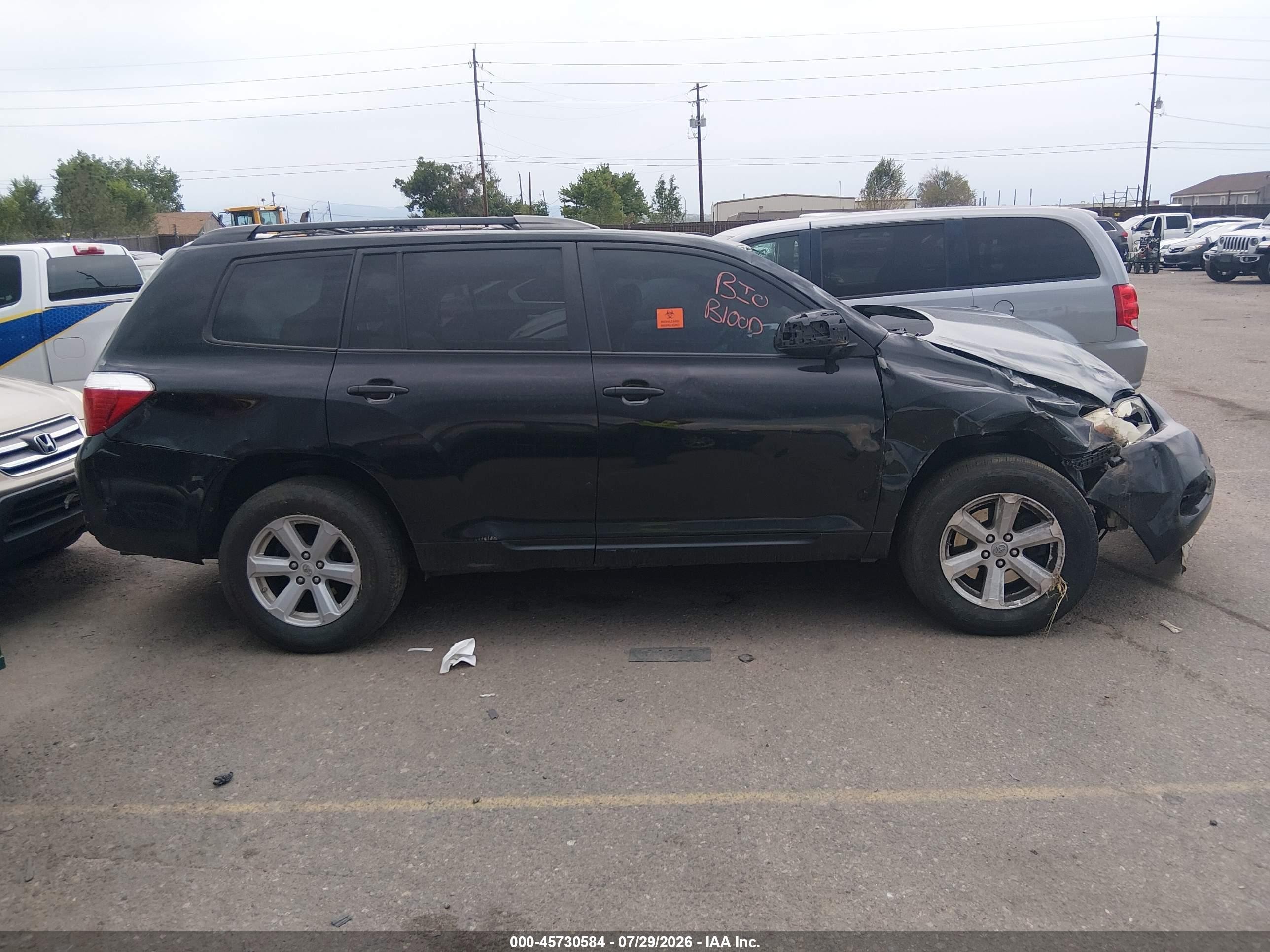 2010 Toyota Highlander Se V6 Черный vin: 5TDJK3EH1AS030623